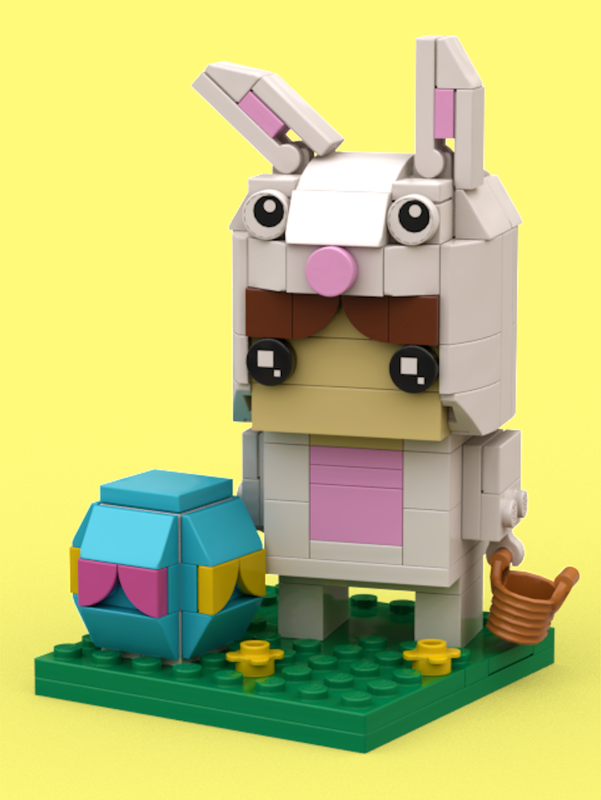 LEGO MOC Brickheadz - Mr. P (Piggy) by PatrickStarGames