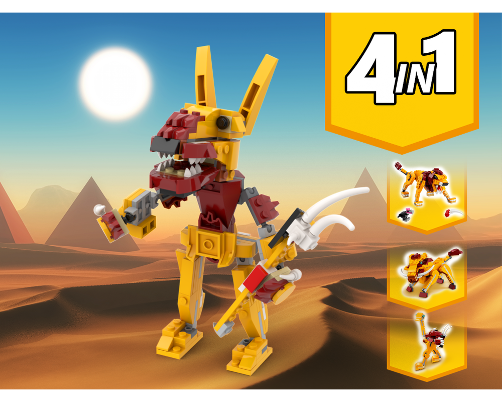 lego set 31112 alternate build