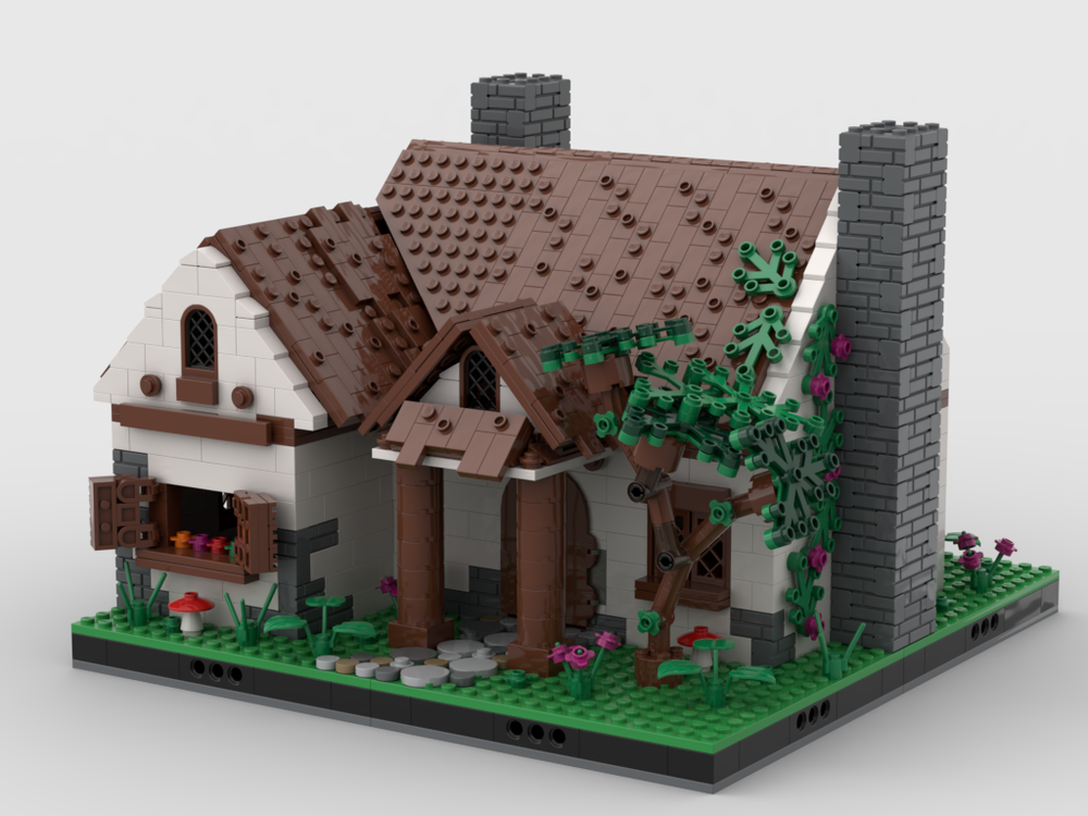 LEGO MOC Snow White House Modular Fairy Tale world by