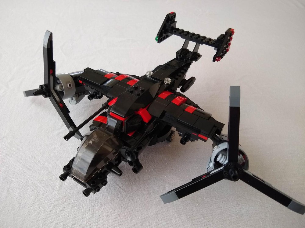 LEGO MOC V-22z Stealth/Recon Osprey by syngergy | Rebrickable - Build ...