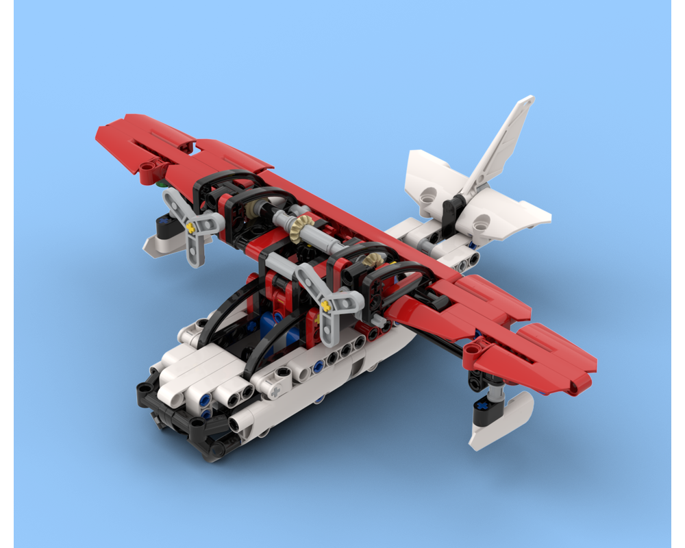 LEGO MOC 42092 PBY Catalina by Nequmodiva | Rebrickable - Build with LEGO