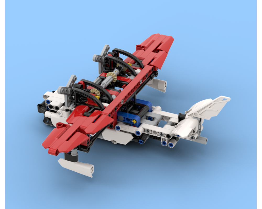 LEGO MOC 42092 PBY Catalina by Nequmodiva | Rebrickable - Build with LEGO