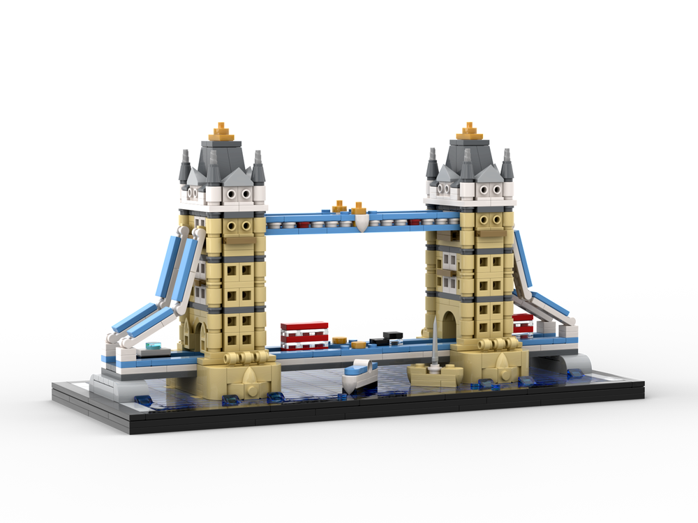 oversøisk jeg er syg mister temperamentet LEGO MOC Lego Architecture : Tower Bridge by brick_cities | Rebrickable -  Build with LEGO