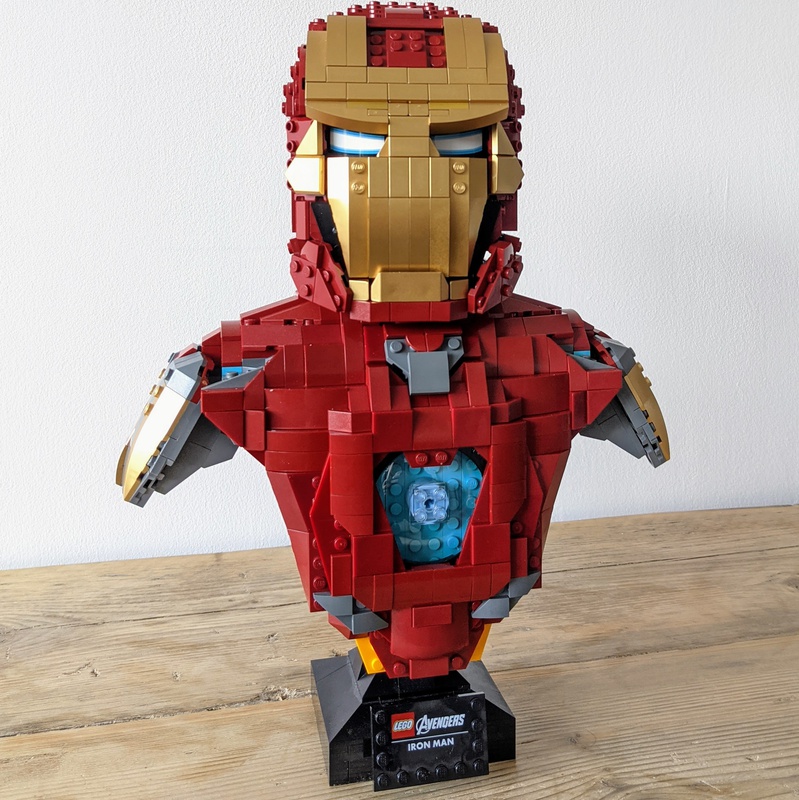 LEGO MOC Lego Iron Man Bust Moc by glenn_tanner55