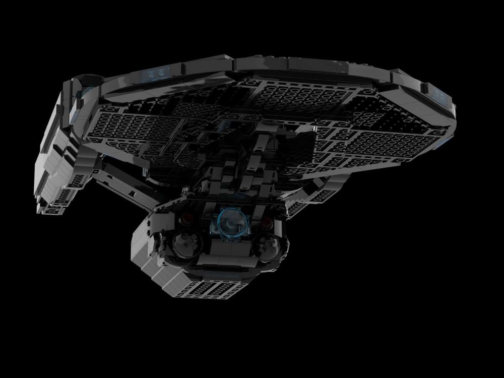 LEGO MOC USS Vengance Federation Dreadnought-class starship V1 by Strykerwolf | Rebrickable 