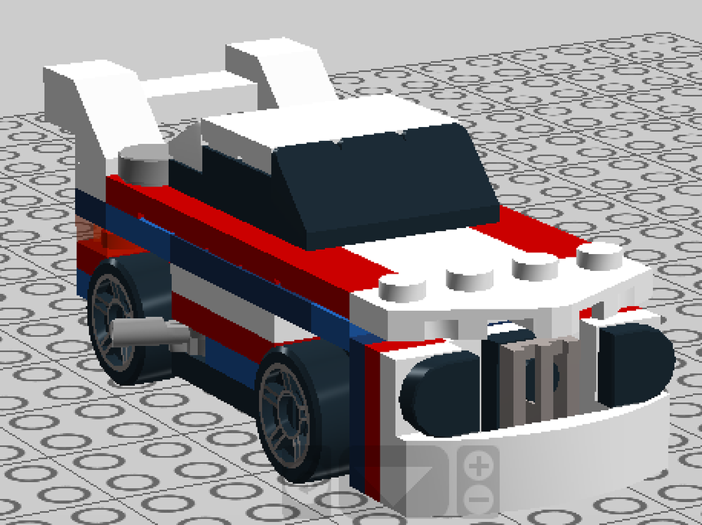 LEGO MOC 1973 BMW 3.0 CSL Race by HATNAN | Rebrickable - Build with LEGO