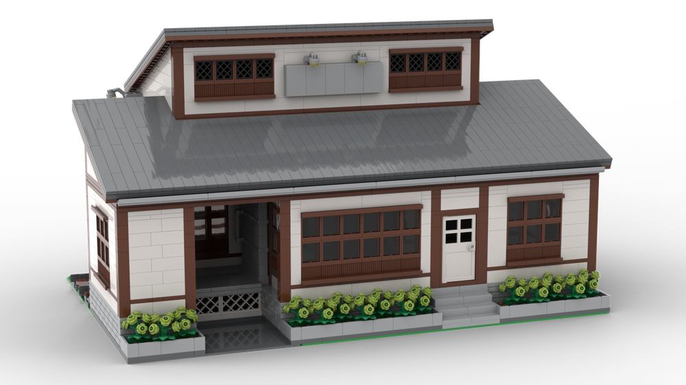 LEGO MOC Multipurpose Trackside Building by Yellow.LXF | Rebrickable ...