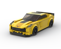 LEGO MOC-69167 Corvette Z06 (8-wide) by 2g_bricks | Rebrickable