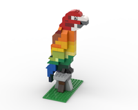10696 Rainbow parrot