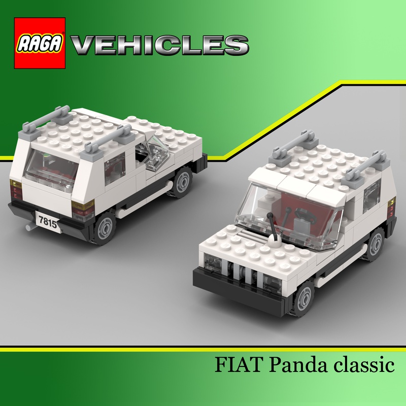 LEGO MOC Fiat Panda classic 6-studs by carede