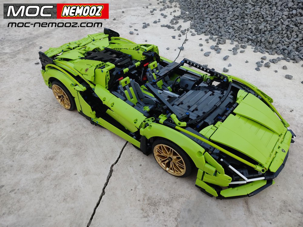 LEGO MOC Lamborghini SIAN Roadster | 42115 B-model By MOC NEMOOZ ...