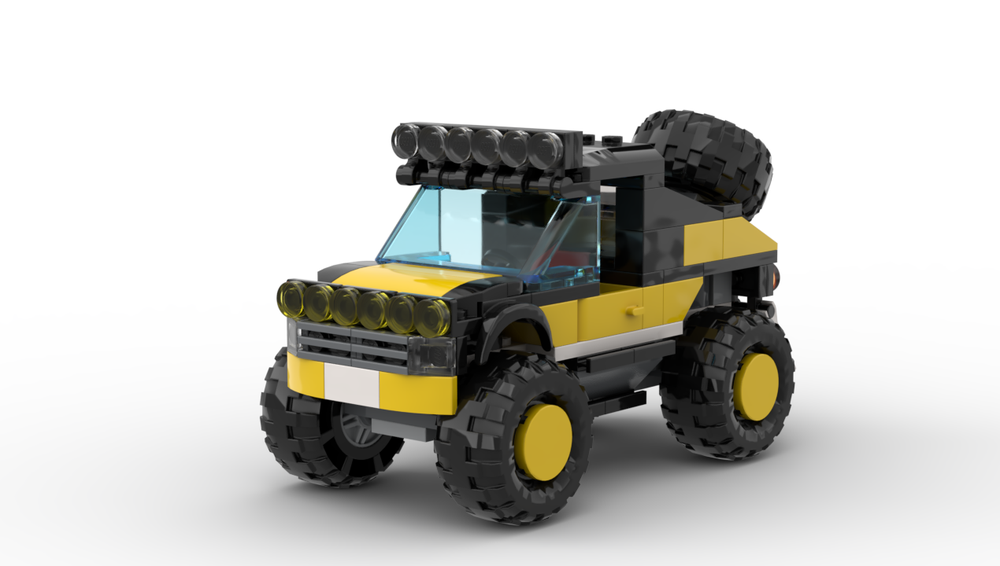 LEGO MOC 4X4 Baja SUV by indianbrickguy | Rebrickable - Build with LEGO