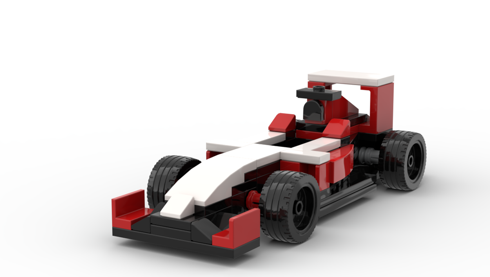 LEGO MOC Alfa Romeo F1 Race Car by indianbrickguy Rebrickable Build with LEGO