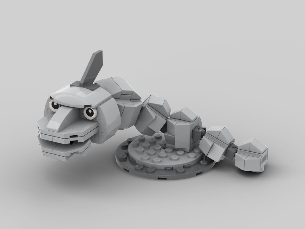 Onix vs Rhyperior, made with lego bricks : r/pokemon