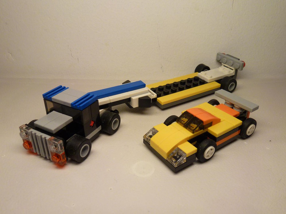 LEGO MOC 31060 Le Mans Car with Transporter by perbonde | Rebrickable ...