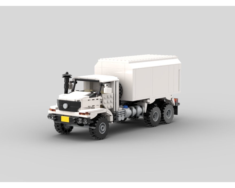 LEGO MOC Mercedes Benz Zetros Offroad Cargo Truck by llwm Rebrickable Build with LEGO