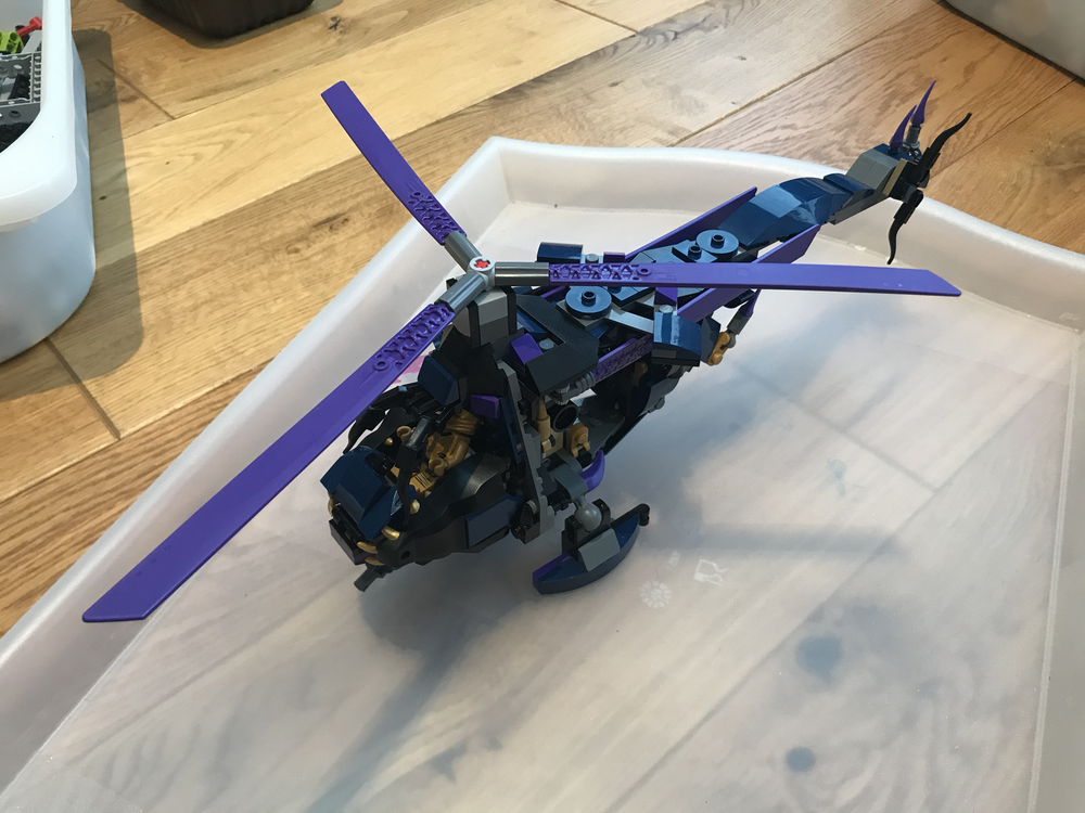 B-project まとめ LEGO MOC 71742 B model (Overlord helicopter) by tomclarke