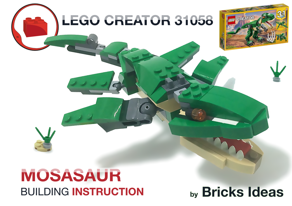 LEGO MOC 8 in 1 - Dinosaurs - Lego Creator 31058 MOCs by Bricks Ideas