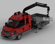 LEGO MOC Luffing Tower Crane - designed by peteria by GenieonWork