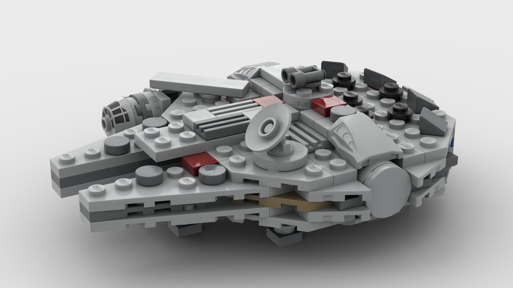 LEGO MOC Millennium Falcon V2 by ZeroFoxGiven | Rebrickable - Build ...