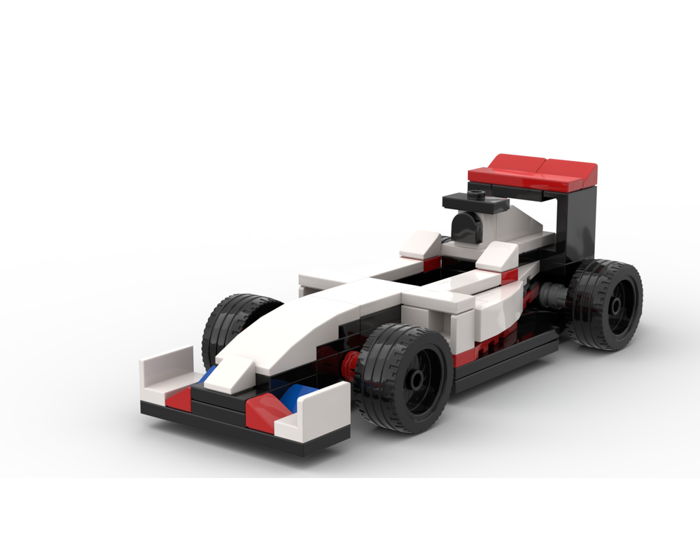 LEGO MOC HAAS F1 Race Car by indianbrickguy | Rebrickable - Build with LEGO