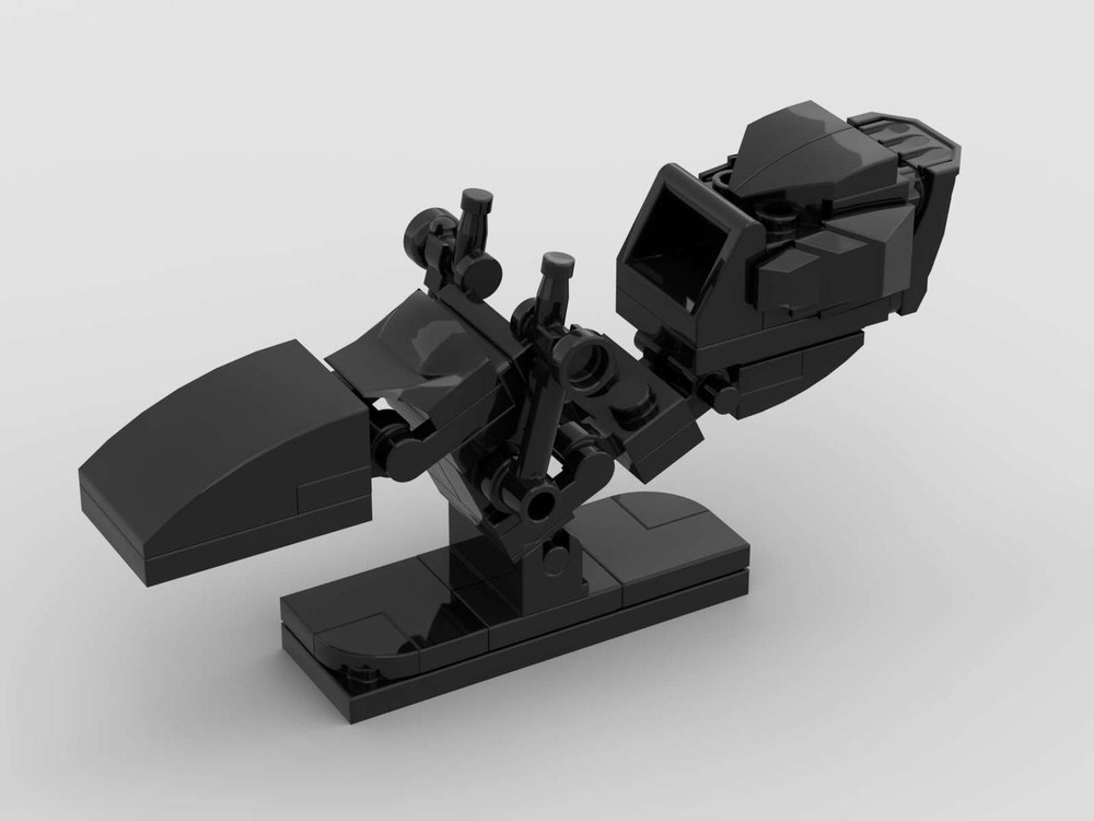 LEGO MOC Light Speeder Bike v2 by R00T5 | Rebrickable - Build with LEGO