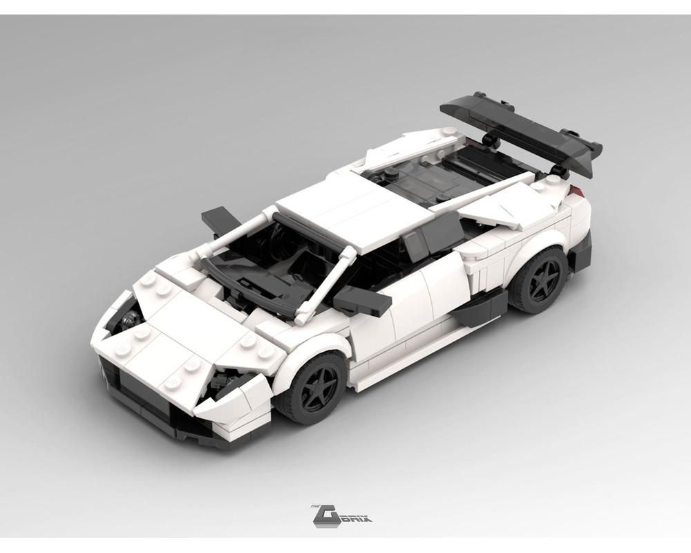 LEGO MOC Lamborghini Murcielago SV 8stud wide - White by thegbrix ...