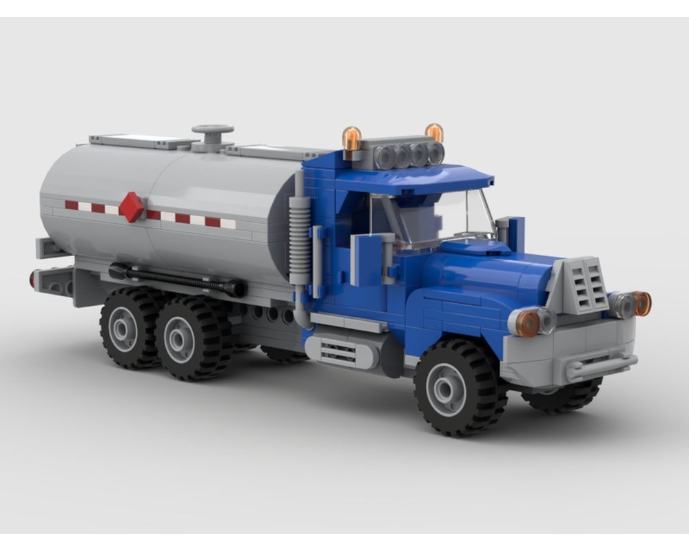 LEGO MOC Fuel Truck by HaulingBricks | Rebrickable - Build with LEGO