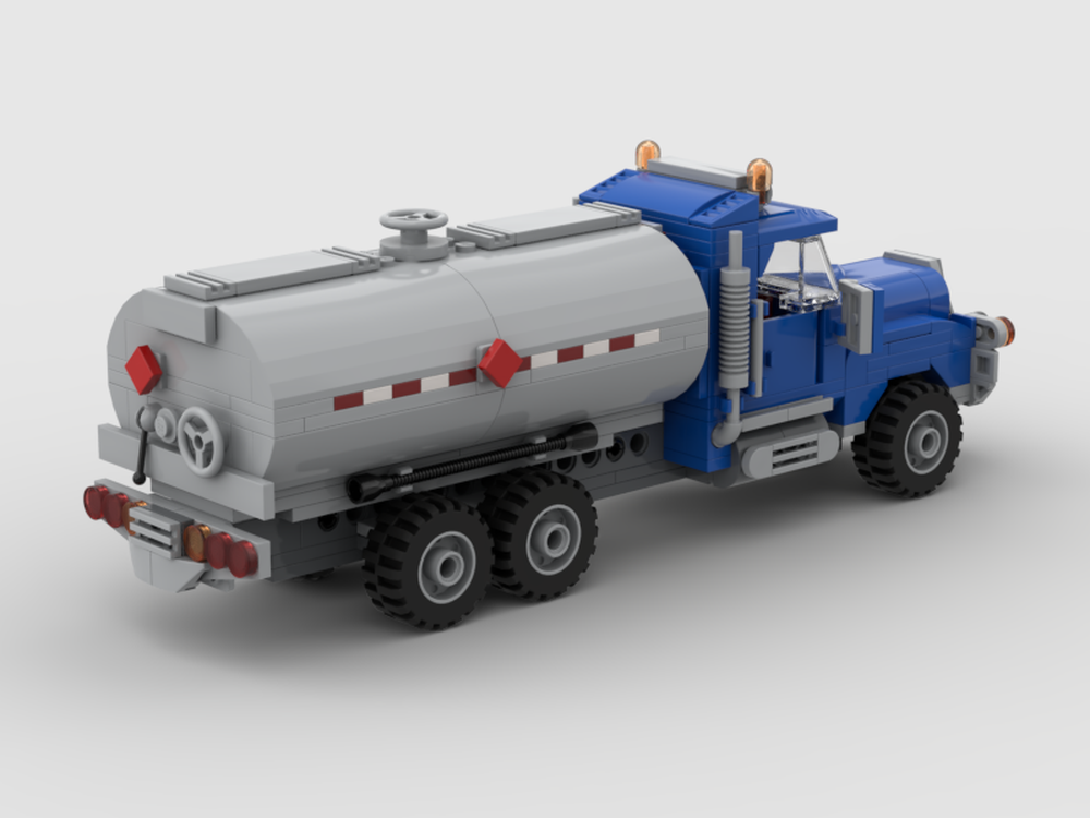 LEGO MOC Fuel Truck by HaulingBricks | Rebrickable - Build with LEGO