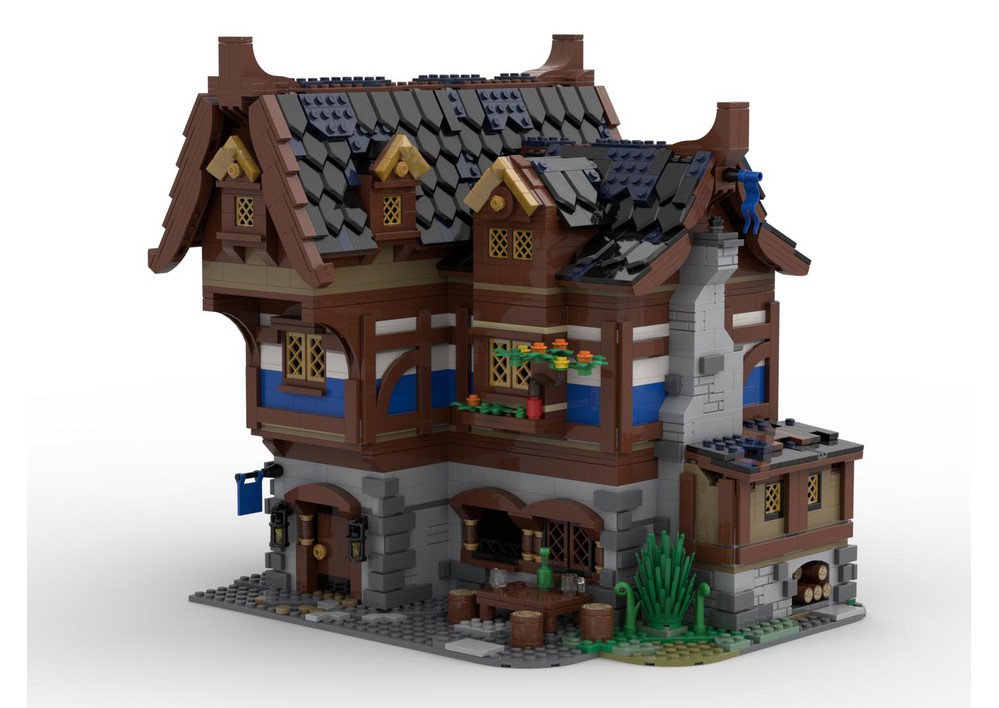 LEGO MOC MEDIEVAL TAVERN & INN by Baylon0613 | Rebrickable - Build with ...