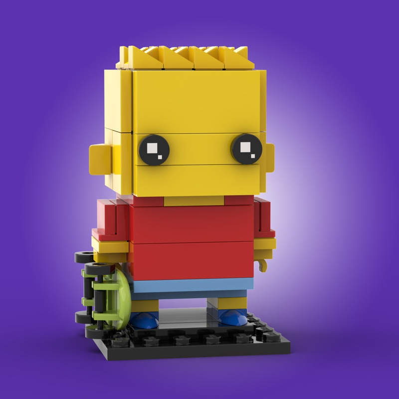 LEGO MOC Bart Simpson by custominstructions | - Build with LEGO