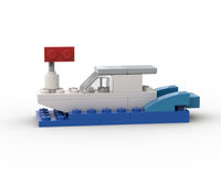 11005 White speedboat