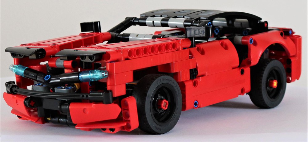 LEGO MOC 42098 Red Brother by Take_A_Brick | Rebrickable - Build with LEGO