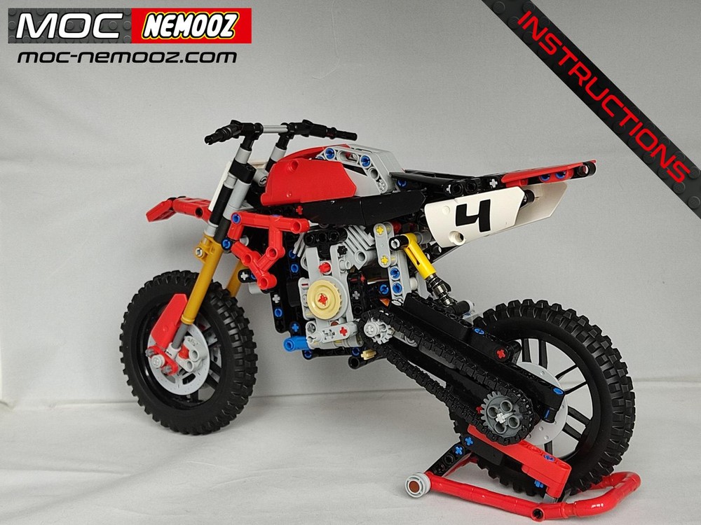 LEGO MOC-70627 DUCATI crosss V4 by MOC NEMOOZ | Rebrickable