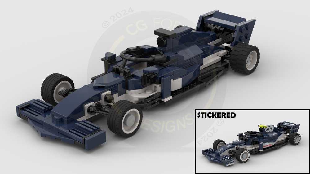 MOC F1 Alpha Tauri AT02 by LegoCG Rebrickable - Build