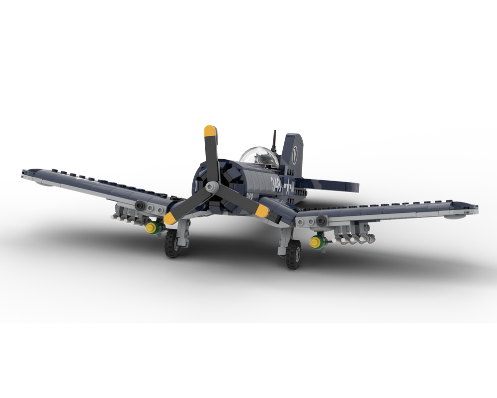 LEGO MOC F4U Corsair by model hangar | Rebrickable - Build with LEGO