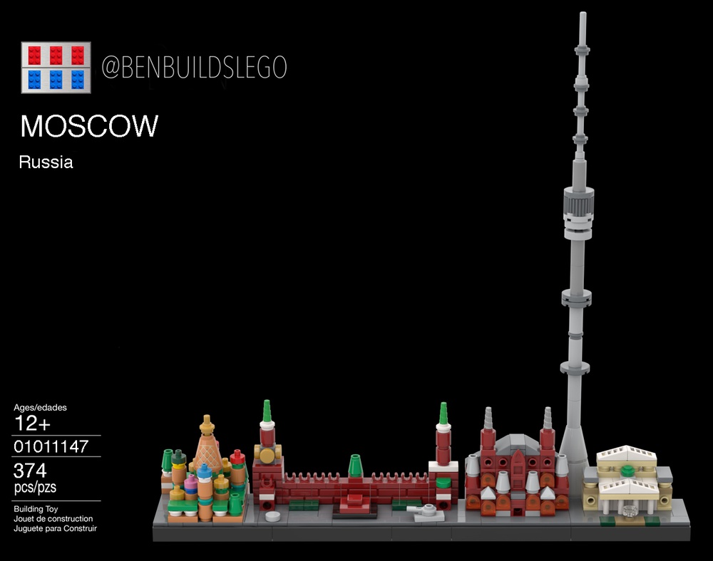 MOC Moscow by benbuildslego Rebrickable - Build with