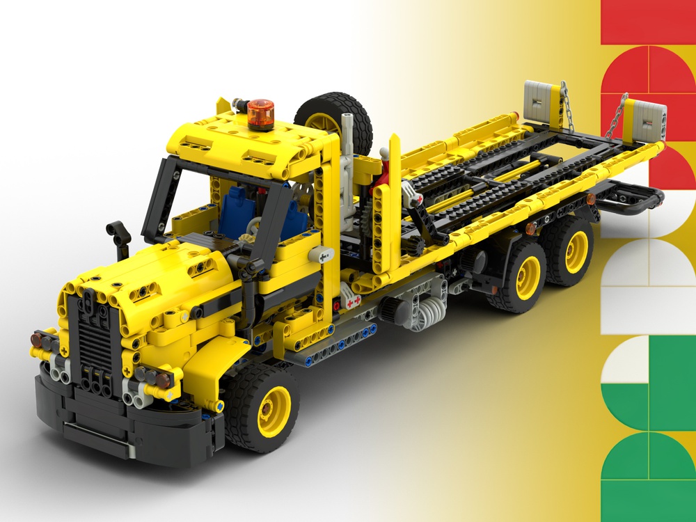 LEGO MOC 42108 tow truck by Dadudi_Technic_Creations | Rebrickable Build LEGO