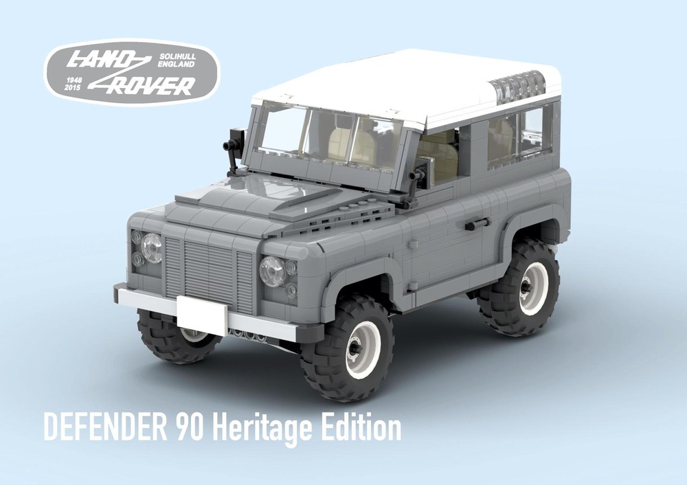 Verkeerd Aftrekken gemeenschap LEGO MOC Land Rover Defender 90 Heritage Edition by 1_corn | Rebrickable -  Build with LEGO