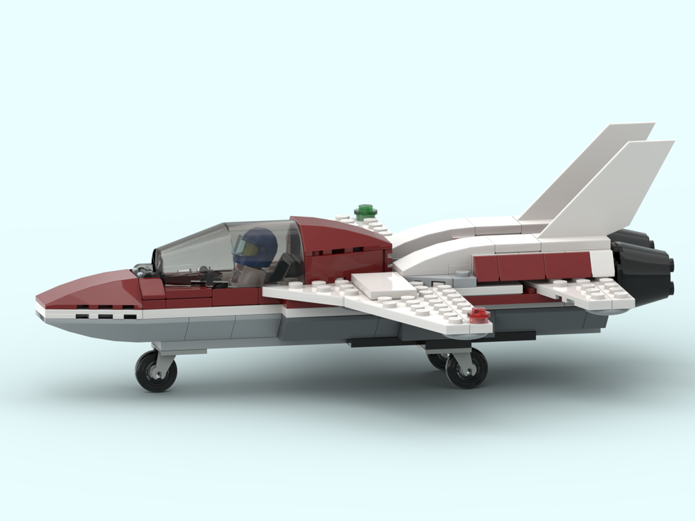 LEGO MOC Jet fighter by Friendly Orc | Rebrickable - Build with LEGO