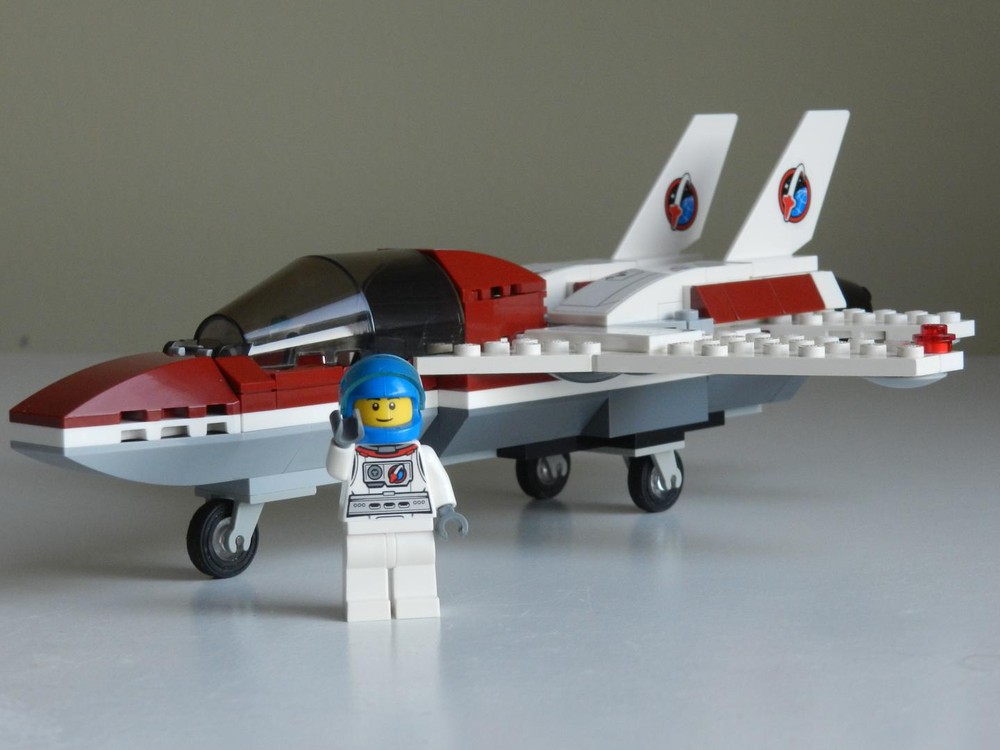 LEGO MOC-71080 Jet fighter by Friendly Orc | Rebrickable - Build with LEGO
