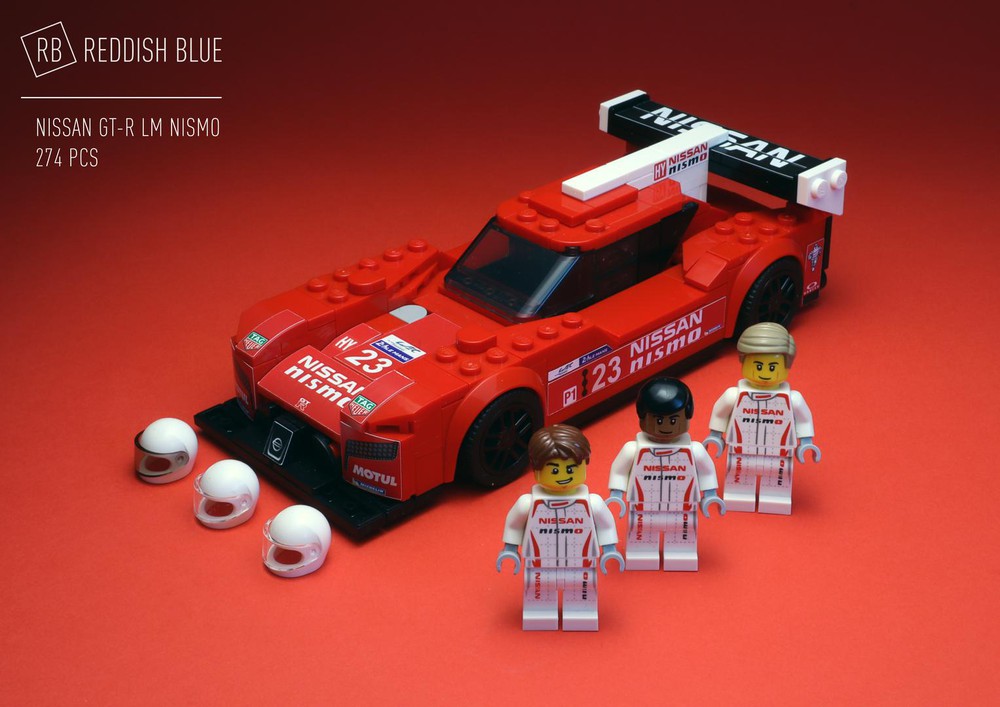LEGO MOC Nissan GT-R LM Nismo LMP1 by Reddish Blue MOCs | - Build with LEGO