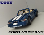 LEGO MOC Ford Mustang In Red by Haldanite