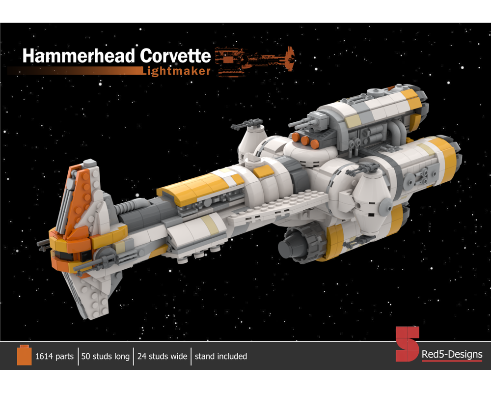 mini lego hammerhead corvette