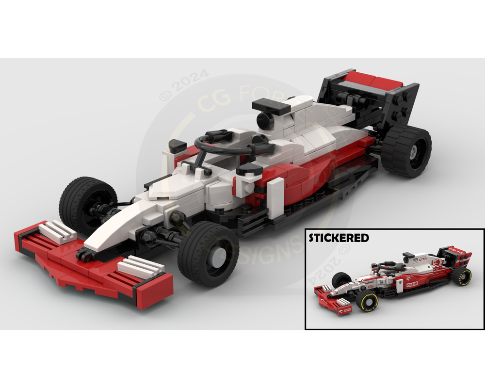 LEGO MOC F1 Alfa Romeo Racing C41 by LegoCG | Rebrickable - Build with LEGO