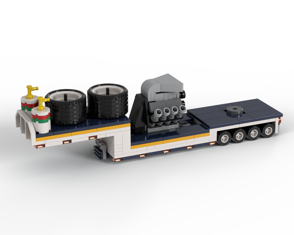 LEGO MOC Trailer A (middle) for 60151 MOD by legoautohaus | Rebrickable Build with LEGO