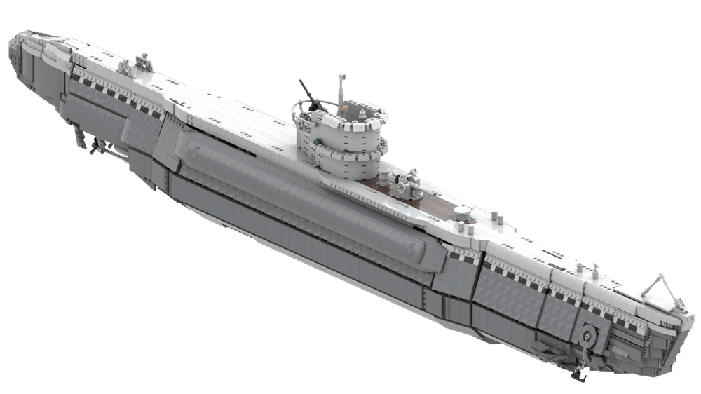 LEGO MOC Type VIIB U-boat by NukaColaCap | Rebrickable - Build with