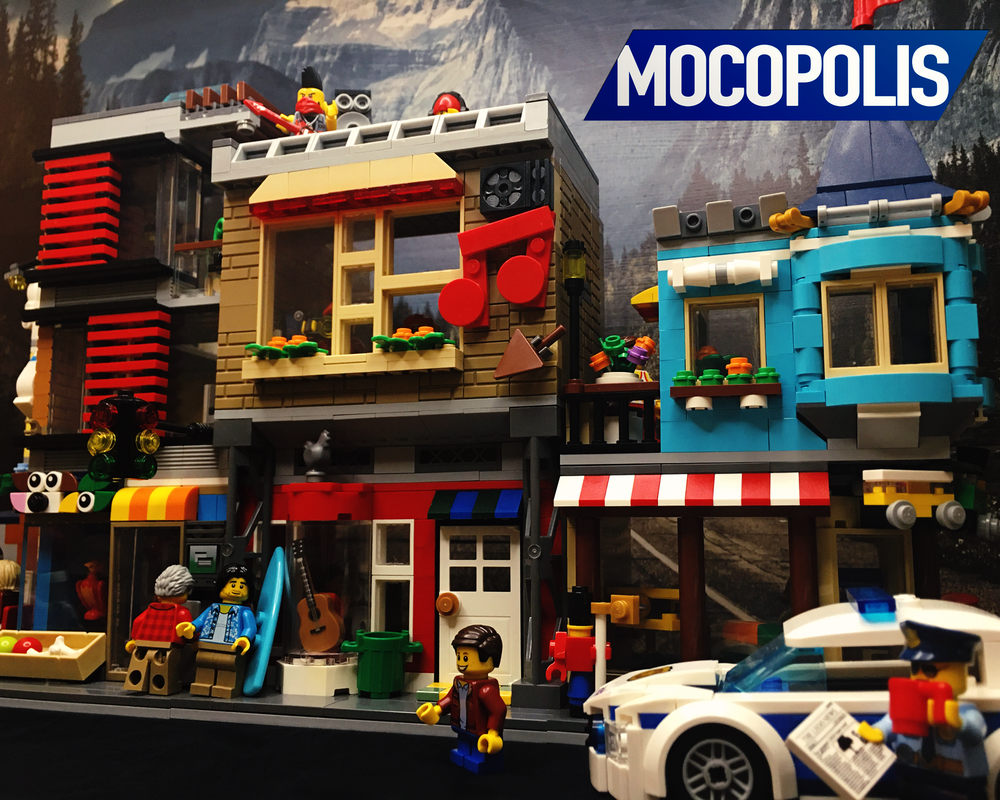 LEGO MOC Modular Custom House (Music Shop) Additional for sets
