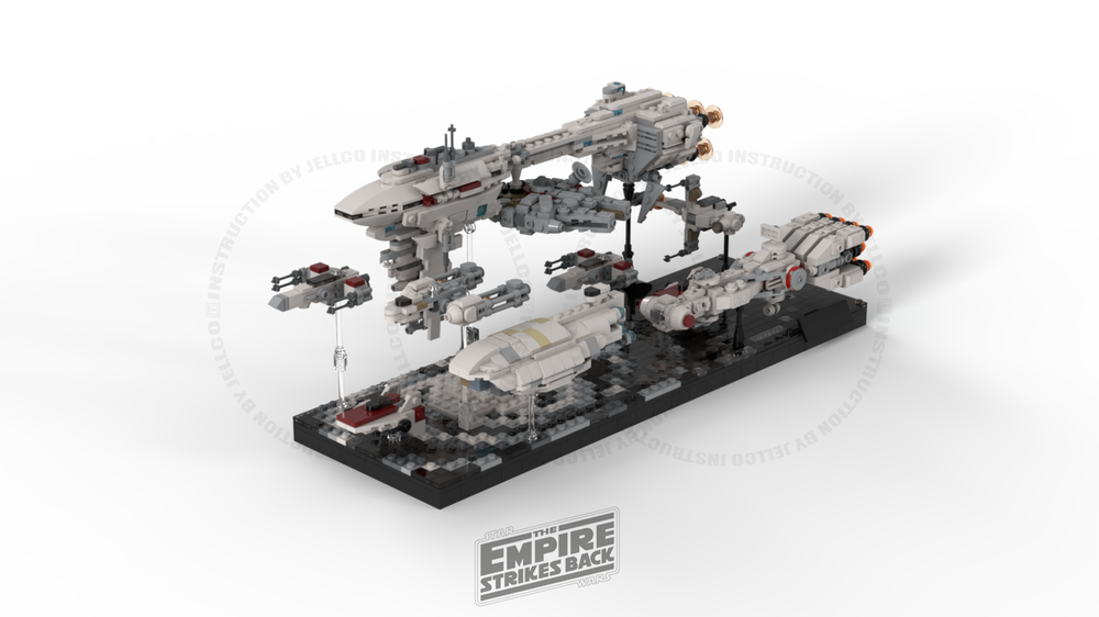 tælle Sætte misundelse LEGO MOC Micro Diorama EPISODE 5 : Ending... REBEL FLEET by jellco |  Rebrickable - Build with LEGO