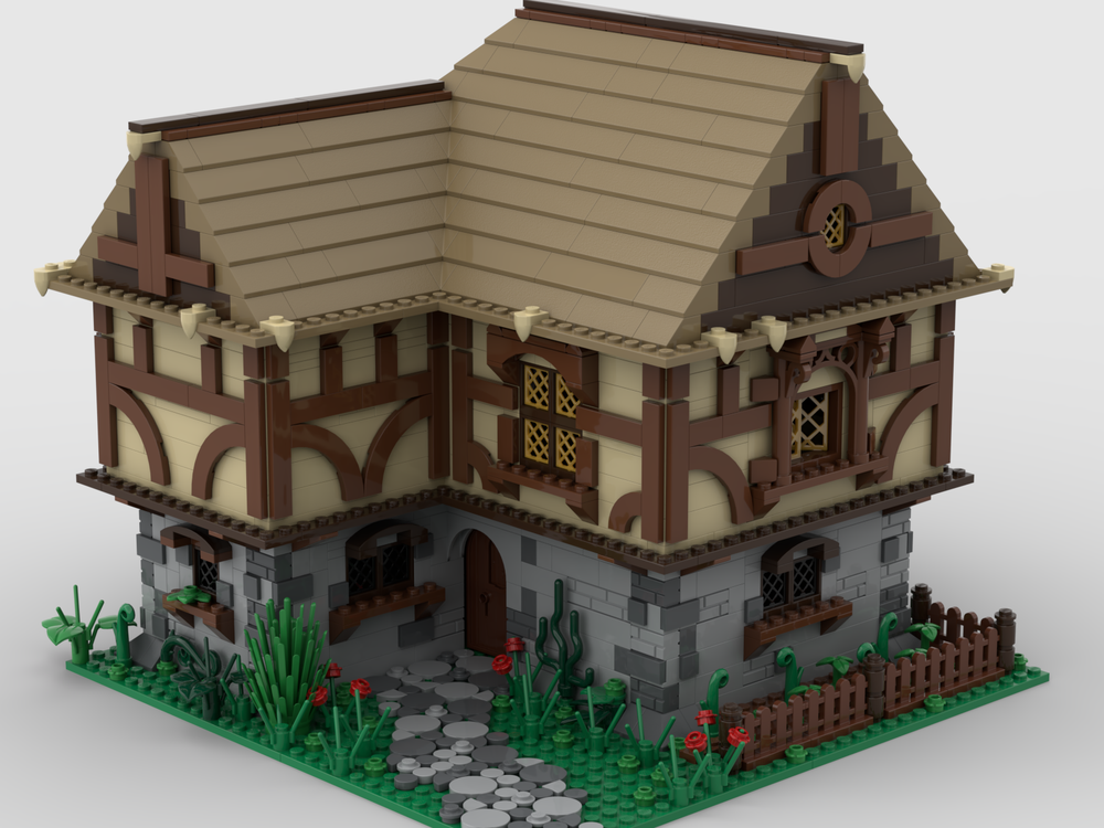 front Variety Is crying LEGO MOC Medieval House by Cosmo_irgendwas | Rebrickable - Build with LEGO